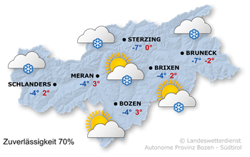 Vorhersage für morgen, 22.12.2024