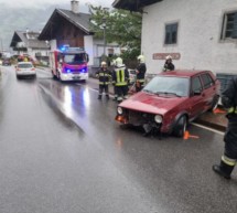 Crash im Dorfzentrum