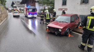 Crash im Dorfzentrum