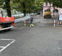 Mauer gegen Hochwasser