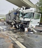 Crash auf der Autobahn