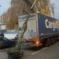 Lkw reißt Baum um