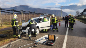 Crash bei Tramin