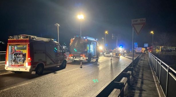 Crash bei Waidbruck