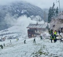 Flammen im Ferienhaus